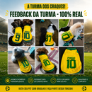 TorcidaPet™ Roupinha Personalizada Copa do Mundo Brasil | Com Nome e Número para Cachorro e Gato Tecido Respirável