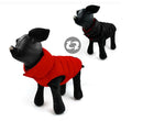 Colete de frio para Cachorros - Dupla face e Impermeável - Azul e Cinza
